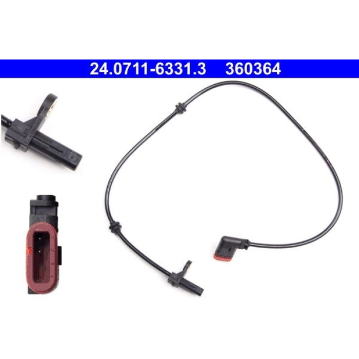ATE 24.0711-6331.3 Sensor, Raddrehzahl