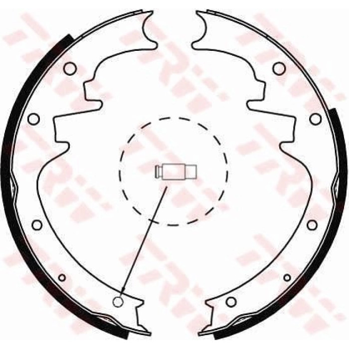 TRW GS8444 Bremsbackensatz TRW GS8444 Bremsbackensatz