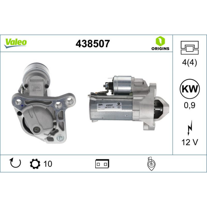 Valeo 438507 Starter ORIGINS Valeo 438507 Starter ORIGINS