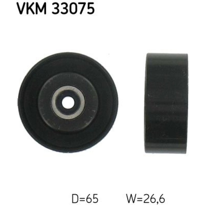 SKF VKM 33075 Umlenkrolle/Führungsrolle, Keilrippenriemen