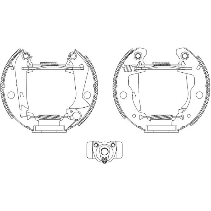 Textar 84029402 Bremsbackensatz Shoe Kit Pro Textar 84029402 Bremsbackensatz Shoe Kit Pro