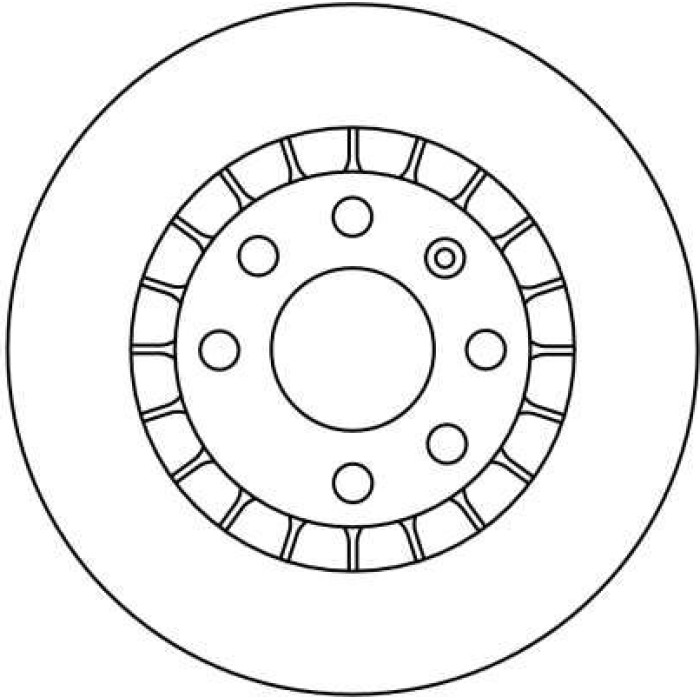 TRW DF1624 Bremsscheibe TRW DF1624 Bremsscheibe