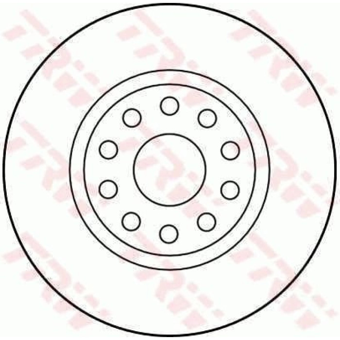 TRW DF2761 Bremsscheibe TRW DF2761 Bremsscheibe