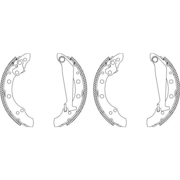 Bremsbackensatz 8DB 355 003-571