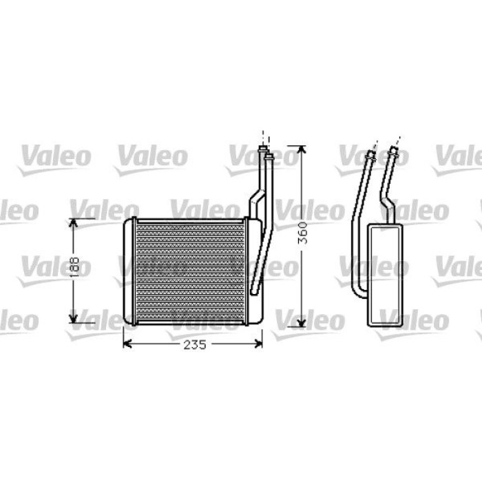 Valeo 812274 Wärmetauscher, Innenraumheizung