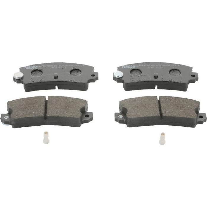 Ferodo FDB114 Bremsbelagsatz, Scheibenbremse PREMIER ECO FRICTION Ferodo FDB114 Bremsbelagsatz, Scheibenbremse PREMIER ECO FRICTION