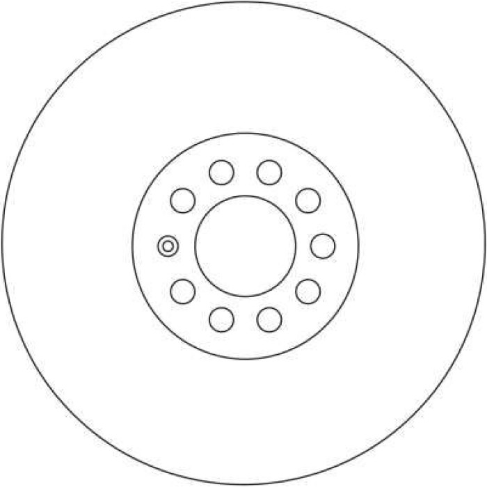 TRW DF4064 Bremsscheibe