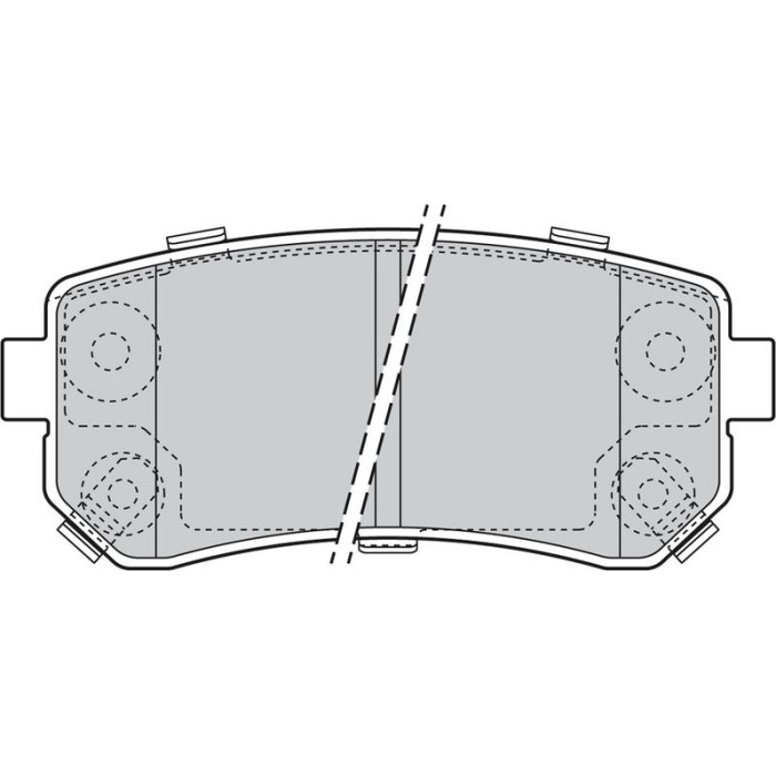 Valeo 598867 Bremsbelagsatz, Scheibenbremse