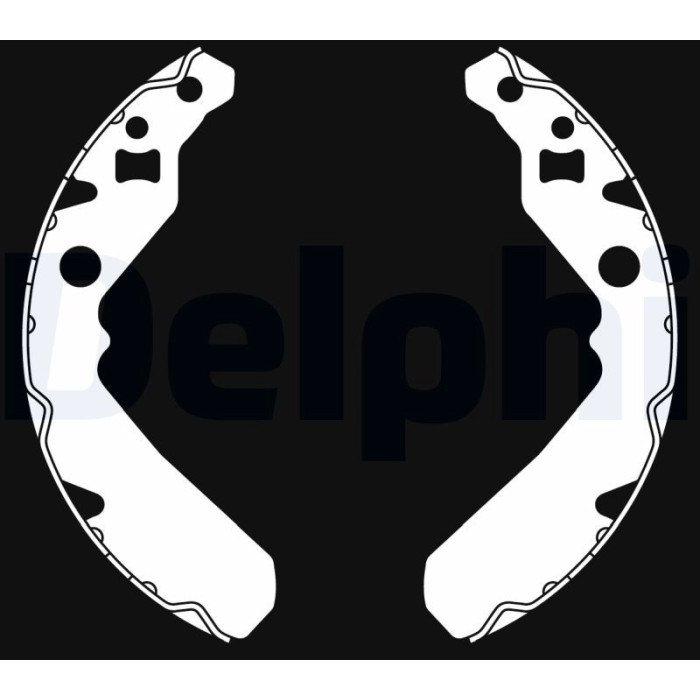 Delphi LS2015 Bremsbackensatz