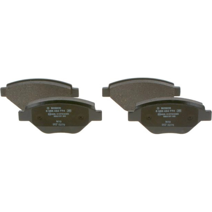 BOSCH 0 986 424 774 Bremsbelagsatz, Scheibenbremse
