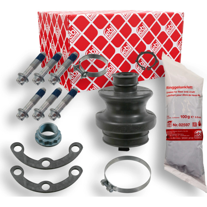 2x febi bilstein 02590 Faltenbalgsatz, Antriebswelle 2 x 2x febi bilstein 02590 Faltenbalgsatz, Antriebswelle 2 x
