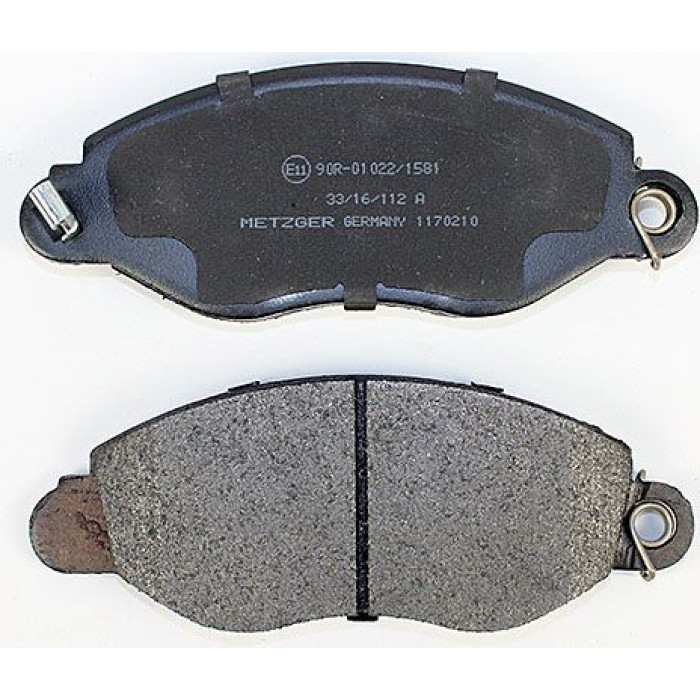 Metzger 1170210 Bremsbelagsatz, Scheibenbremse