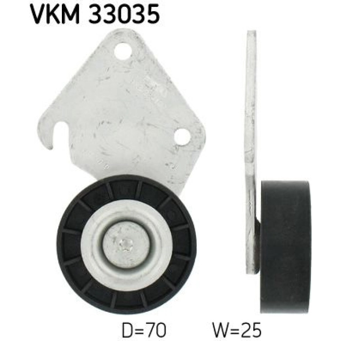 SKF VKM 33035 Umlenkrolle/Führungsrolle, Keilrippenriemen SKF VKM 33035 Umlenkrolle/Führungsrolle, Keilrippenriemen