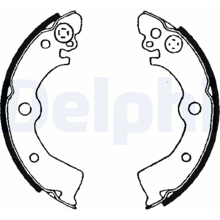 Delphi LS1650 Bremsbackensatz