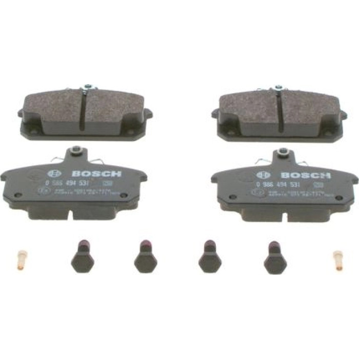 BOSCH 0 986 494 531 Bremsbelagsatz, Scheibenbremse