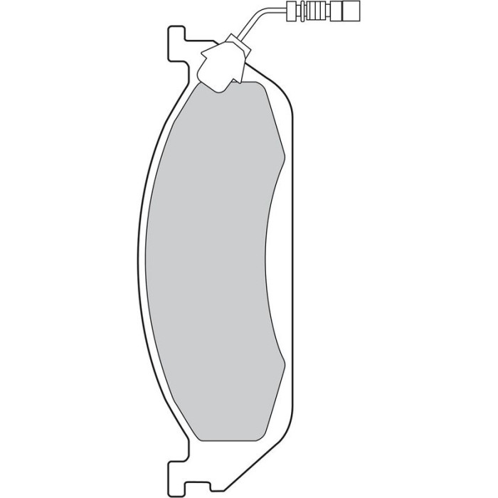 Valeo 598442 Bremsbelagsatz, Scheibenbremse