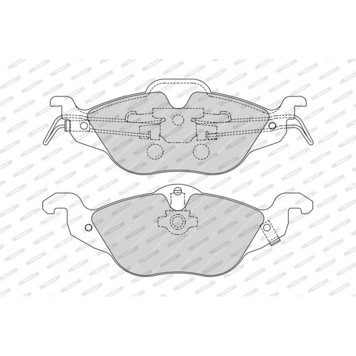 Ferodo FDB1293 Bremsbelagsatz, Scheibenbremse PREMIER ECO FRICTION