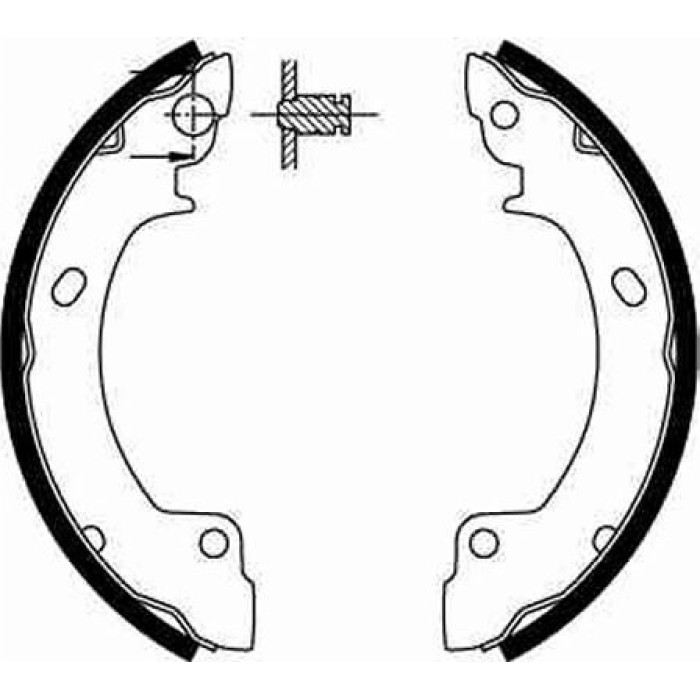 TRW GS8552 Bremsbackensatz