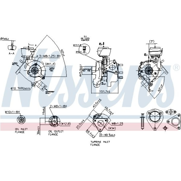 Nissens Turbolader 93038 Nissens Turbolader 93038