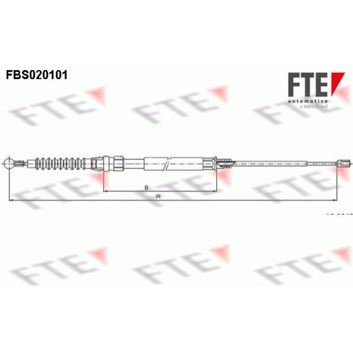 FTE 9250005 Seilzug, Feststellbremse FTE 9250005 Seilzug, Feststellbremse