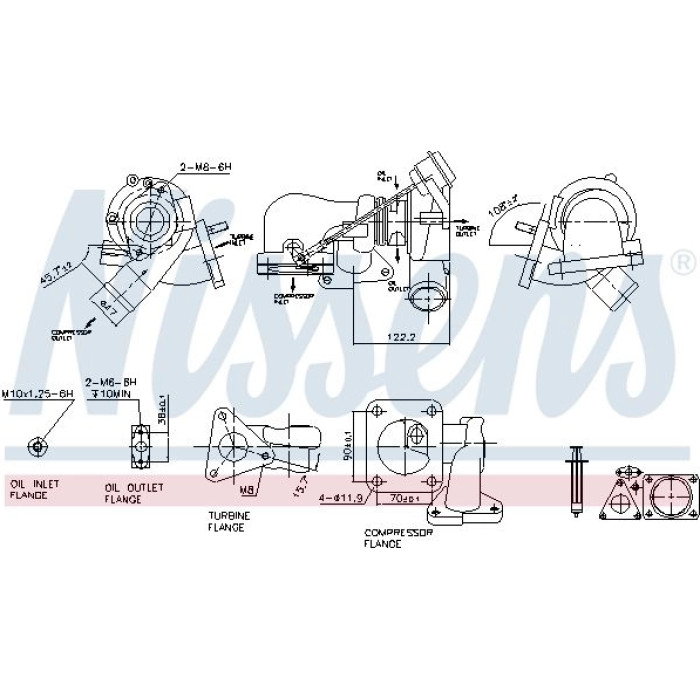 Nissens Turbolader 93251