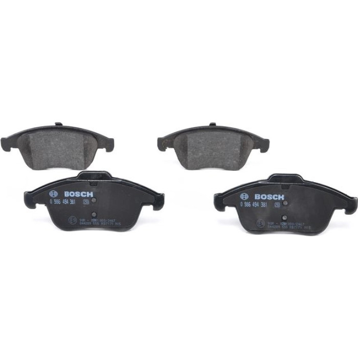 BOSCH 0 986 494 381 Bremsbelagsatz, Scheibenbremse BOSCH 0 986 494 381 Bremsbelagsatz, Scheibenbremse