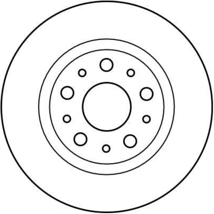 TRW DF2762 Bremsscheibe TRW DF2762 Bremsscheibe
