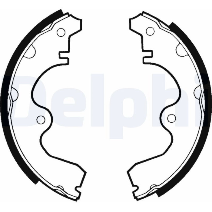 Delphi LS1333 Bremsbackensatz