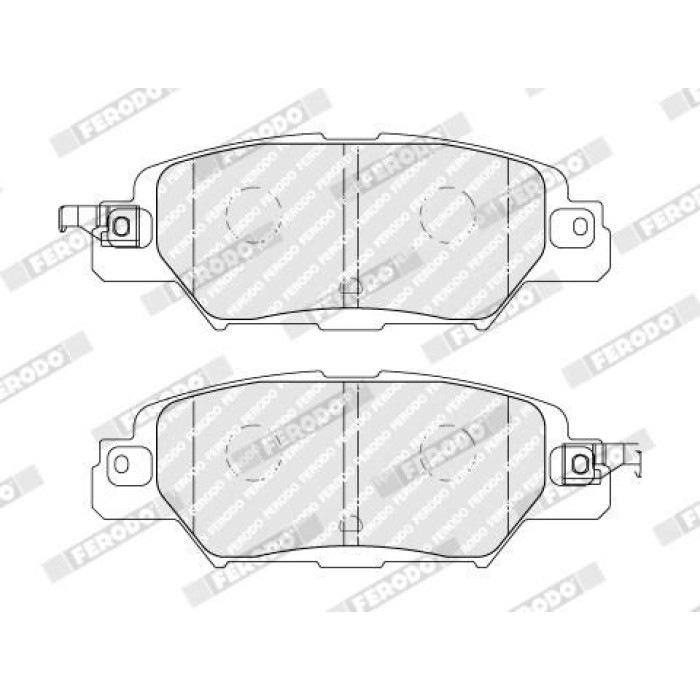 Ferodo FDB5116 Bremsbelagsatz, Scheibenbremse PREMIER ECO FRICTION Ferodo FDB5116 Bremsbelagsatz, Scheibenbremse PREMIER ECO FRICTION