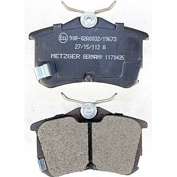 Metzger 1170435 Bremsbelagsatz, Scheibenbremse Metzger 1170435 Bremsbelagsatz, Scheibenbremse