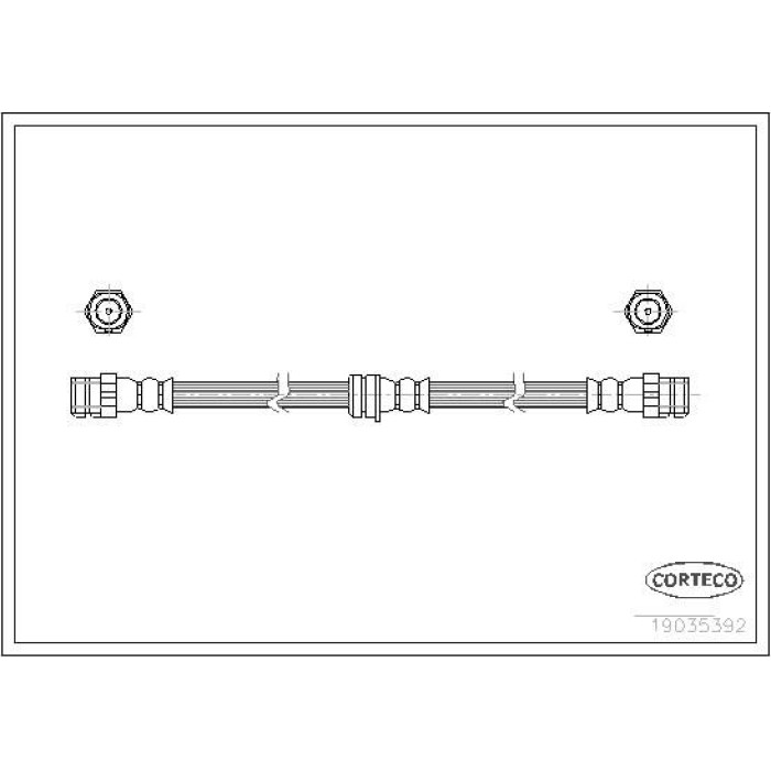 Corteco 19035392 Bremsschlauch