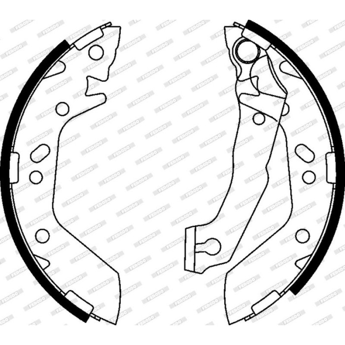 Ferodo FSB606 Bremsbackensatz PREMIER