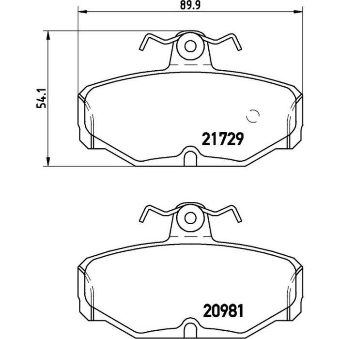 Brembo P 24 079 Bremsbelagsatz, Scheibenbremse PRIME LINE Brembo P 24 079 Bremsbelagsatz, Scheibenbremse PRIME LINE