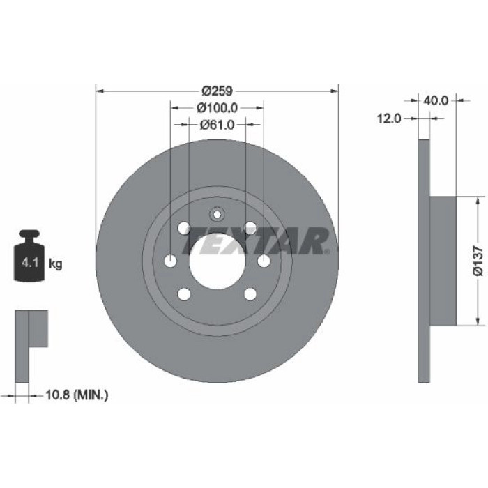 Bremsscheibe 92050600 Bremsscheibe 92050600