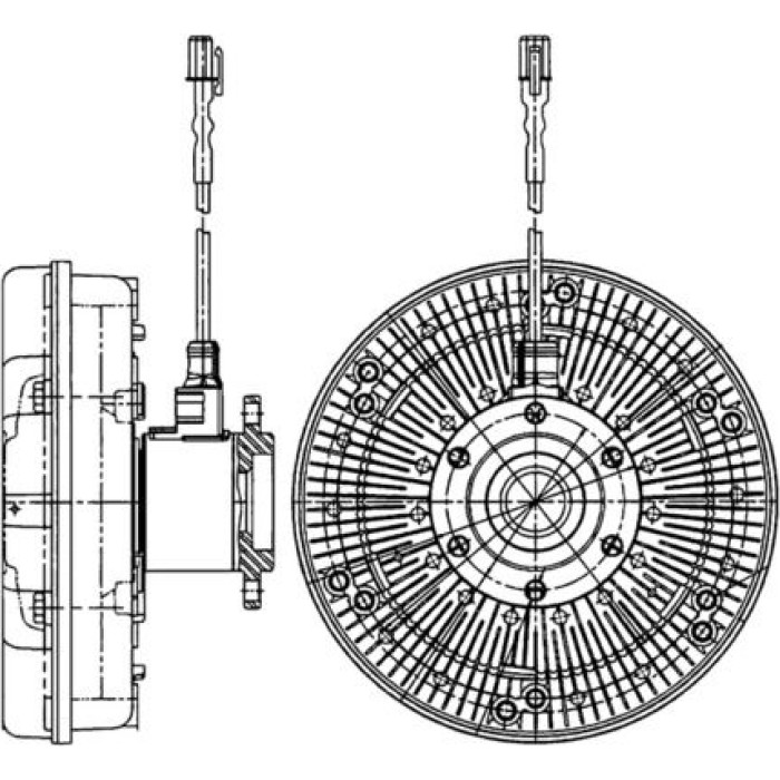 Kupplung, Kühlerlüfter CFC 223 000P Kupplung, Kühlerlüfter CFC 223 000P