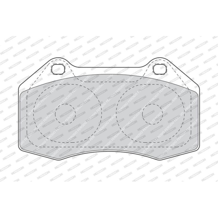 Ferodo FDB1667 Bremsbelagsatz, Scheibenbremse PREMIER ECO FRICTION Ferodo FDB1667 Bremsbelagsatz, Scheibenbremse PREMIER ECO FRICTION