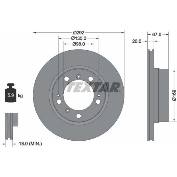 Bremsscheibe 92088907 Bremsscheibe 92088907