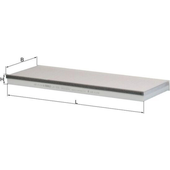 Knecht LA 532 Filter, Innenraumluft Knecht LA 532 Filter, Innenraumluft