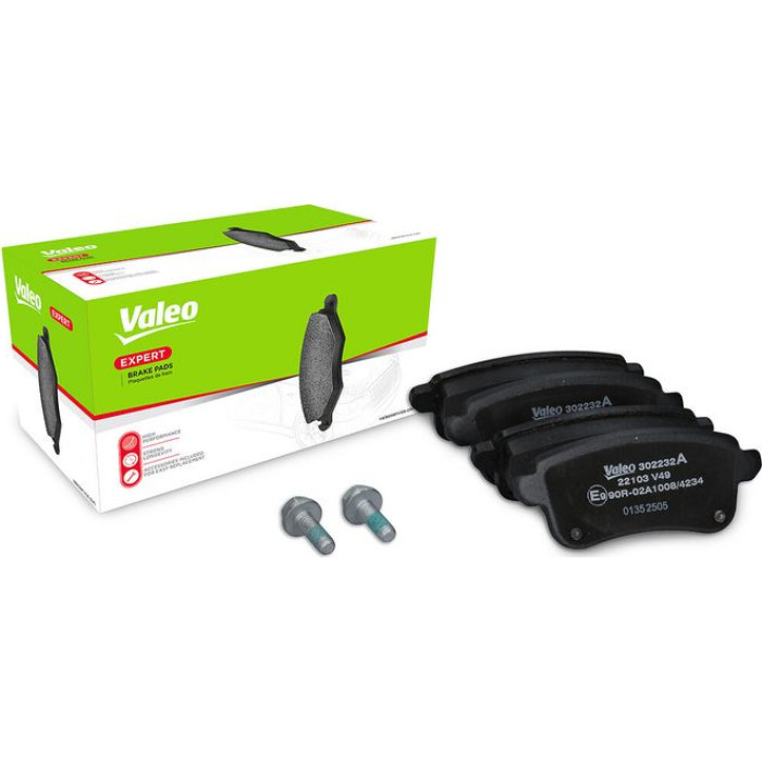 Valeo 302232A Bremsbelagsatz, Scheibenbremse EXPERT