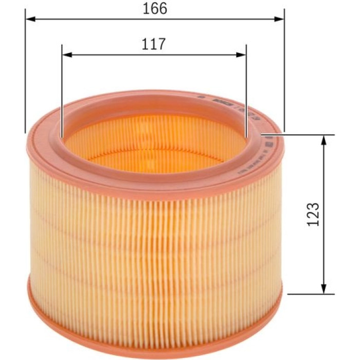BOSCH 1 457 432 154 Luftfilter BOSCH 1 457 432 154 Luftfilter