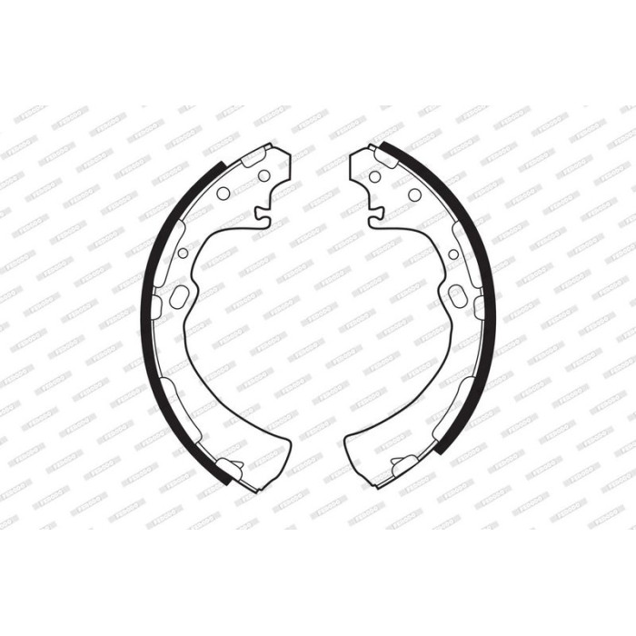 Ferodo FSB282 Bremsbackensatz PREMIER Ferodo FSB282 Bremsbackensatz PREMIER