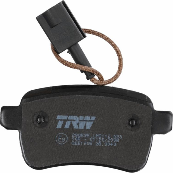 TRW GDB1905 Bremsbelagsatz, Scheibenbremse COTEC TRW GDB1905 Bremsbelagsatz, Scheibenbremse COTEC