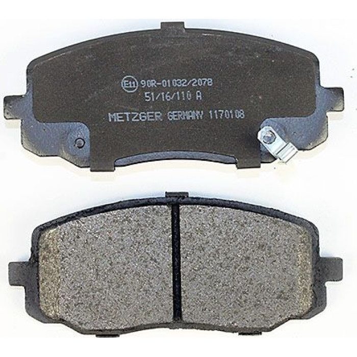 Metzger 1170108 Bremsbelagsatz, Scheibenbremse Metzger 1170108 Bremsbelagsatz, Scheibenbremse