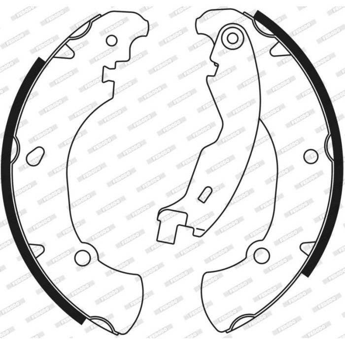 Ferodo FSB555 Bremsbackensatz PREMIER Ferodo FSB555 Bremsbackensatz PREMIER