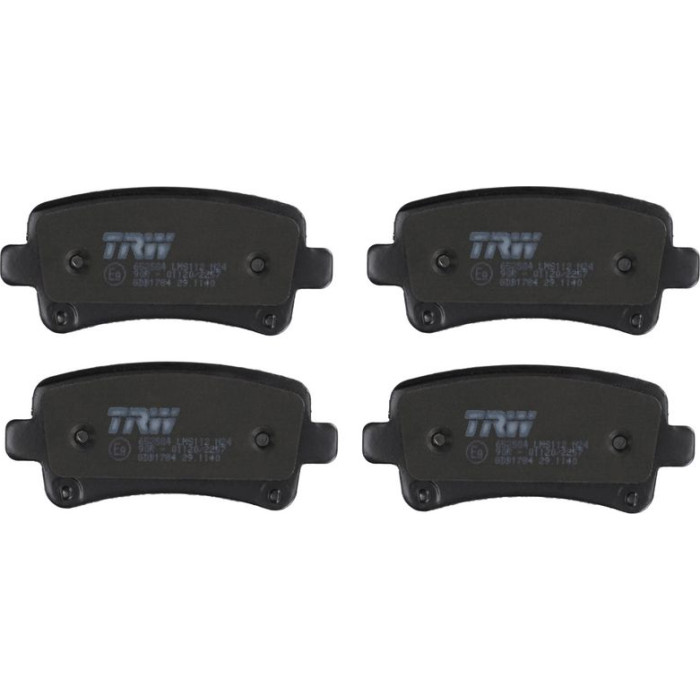 TRW GDB1784 Bremsbelagsatz, Scheibenbremse COTEC