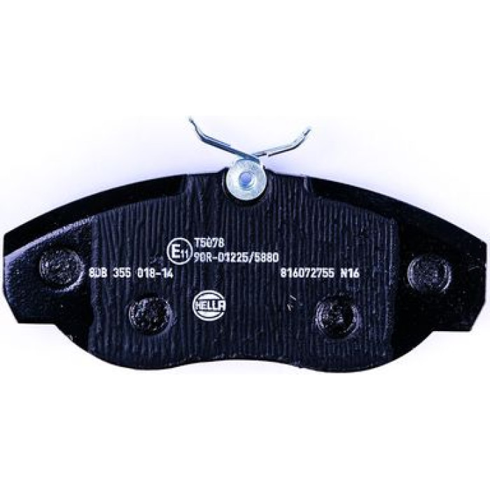 Hella 8DB 355 018-141 Bremsbelagsatz, Scheibenbremse
