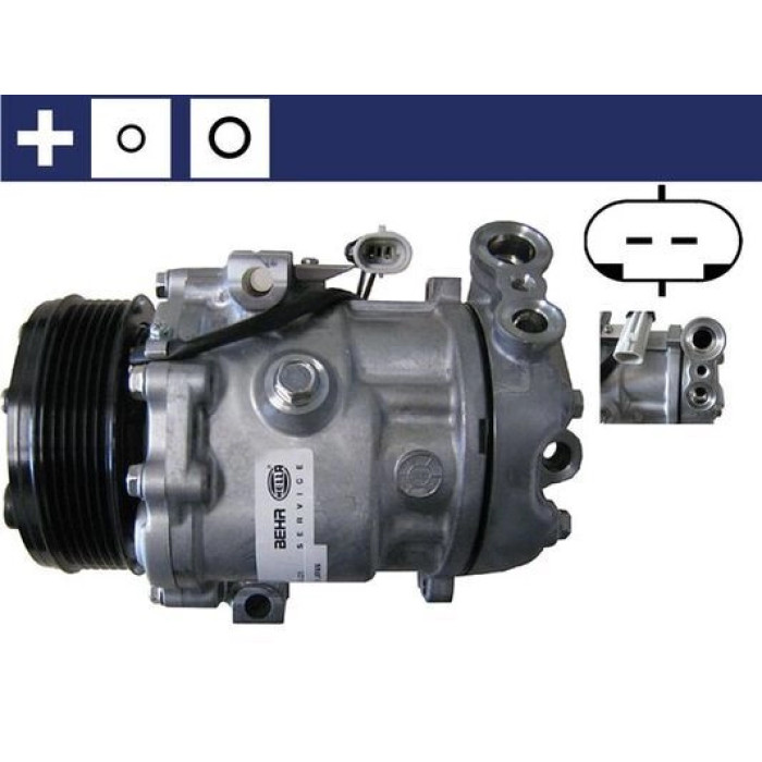 Mahle ACP 83 000S Kompressor, Klimaanlage BEHR