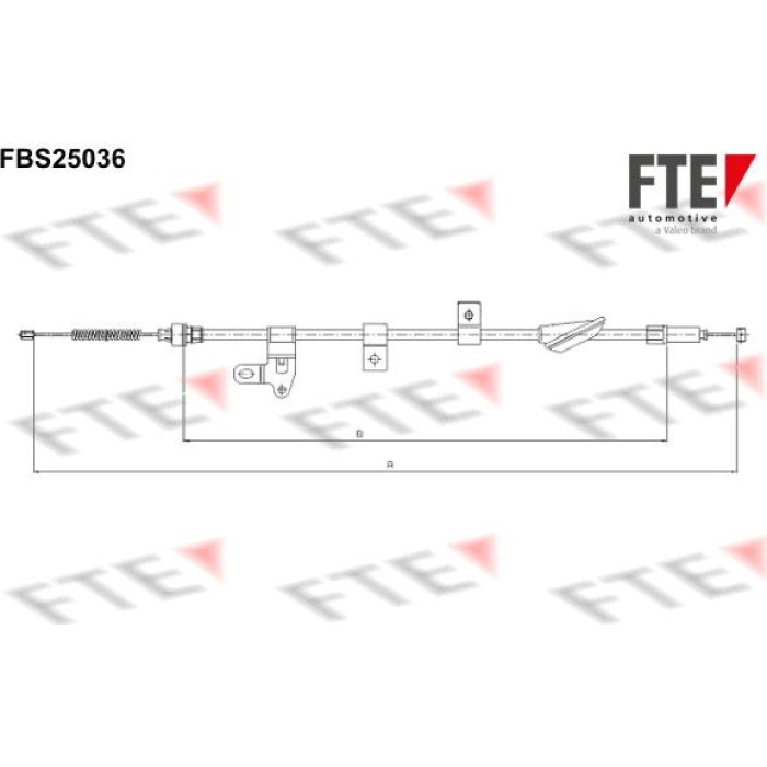 FTE 9250625 Seilzug, Feststellbremse