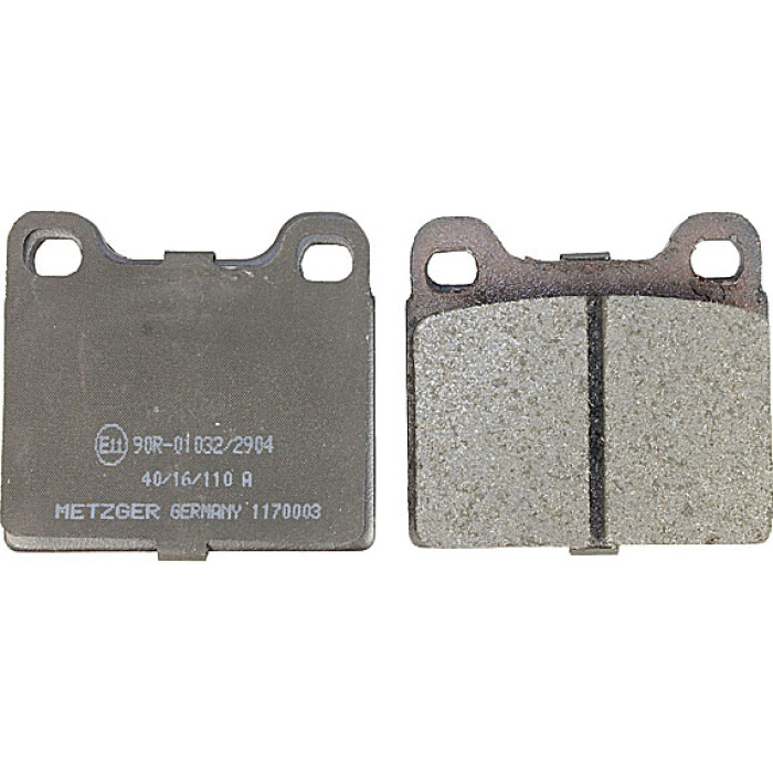 Metzger 1170003 Bremsbelagsatz, Scheibenbremse Metzger 1170003 Bremsbelagsatz, Scheibenbremse