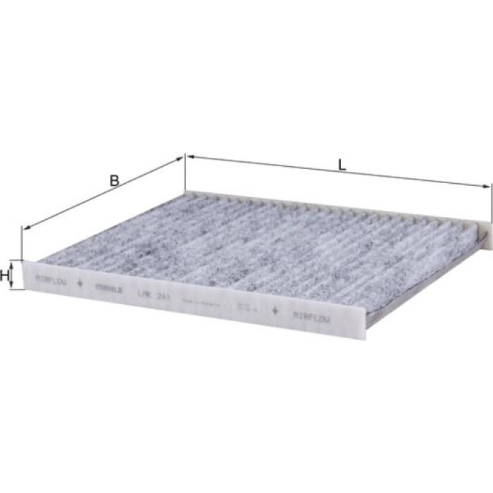 Knecht LAK 241 Filter, Innenraumluft Knecht LAK 241 Filter, Innenraumluft